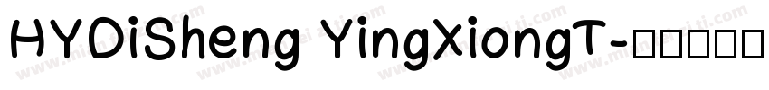 HYDiSheng YingXiongT字体转换